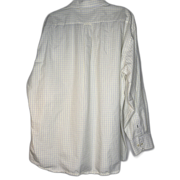 Tommy Hilfiger Shirt Size XXL 2XL Mens Blue Yellow Boxed Long Sleeve Button Up - Picture 5 of 12